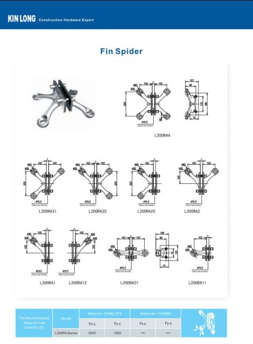 Kin Long Spider Catalogue.pdf Nhà Phân phối g Spider - Chân Nhện KinLong chính thức tại Việt Nam